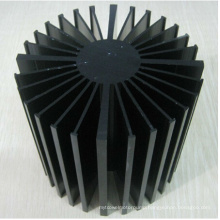 Aluminium CNC Machined Black Anodizing Heat Sink